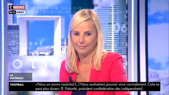 Laurence Ferrari victime d'un bug technique sur CNews.