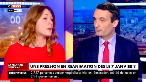 Comparé à "un chien sur une affiche", Florian Philippot s'écharpe avec Maud Bregeon (LREM) sur CNews