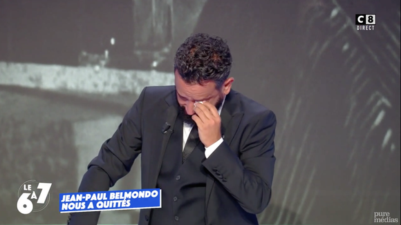 Mort de Jean-Paul Belmondo : Cyril Hanouna fond en larmes sur C8