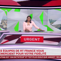 "C'était peut-être le dernier journal" : RT France fait préventivement ses adieux aux téléspectateurs