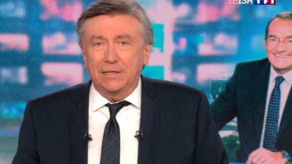 Jacques Legros en larme à la fin du "13 Heures" de TF1