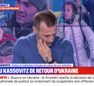 Guerre en Ukraine : Mathieu Kassovitz fond en larmes sur...