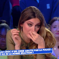 Delphine Wespiser en larmes dans "TPMP"