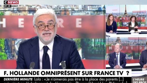 "Il va chez des amis" : Pascal Praud critique l'omniprésence de François Hollande sur le service public