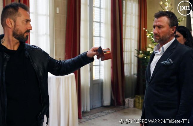 Alexandre Brasseur et Franck Monsigny dans "Demain nous appartient" sur TF1.