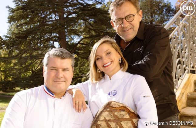 <span class="Value">Bruno Cormerais, <span class="Value">Noémie Honiat, </span>et Michel Sarran, jury de "La meilleure boulangerie de France"<br /></span>