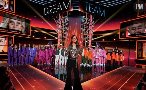 Hélène Mannarino a présenté la première de "Dream Team, la relève des stars" ce vendredi 19 janvier 2024 sur TF1.