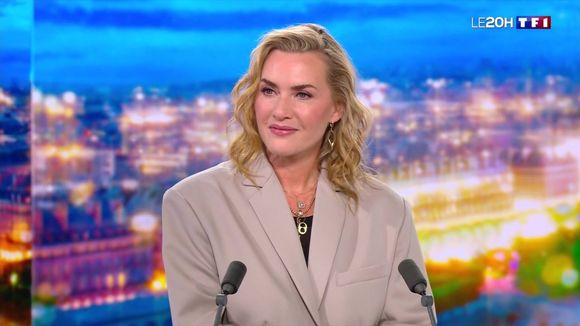 Kate Winslet était l'invitée du "20 Heures" de TF1 dimanche 29 septembre 2024