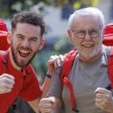 Axel et son grand-père Jean-Claude, participants de la saison 19 de "Pékin Express" sur M6