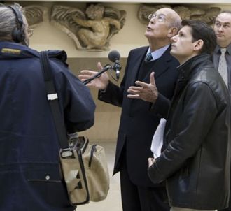 Valéry Giscard d'Estaing et Vincent Josse au Musée...