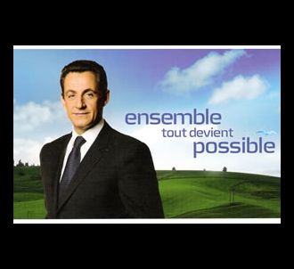 Affiche de Nicolas Sarkozy, 'Ensemble, tout devient...
