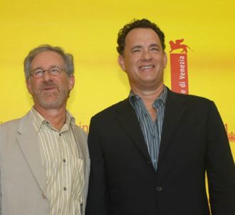 Steven Spielberg et Tom Hanks à Venise