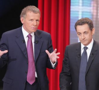 PPDA et Nicolas Sarkozy sur le plateau de 'J'ai une...