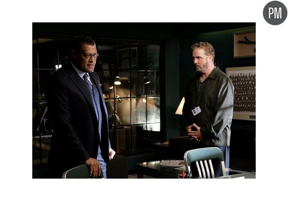 Laurence Fishburne et William Petersen dans "Les Experts"