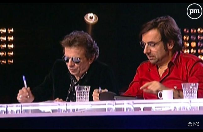 Philippe Manoeuvre et André Manoukian lors des auditions de "Nouvelle Star"