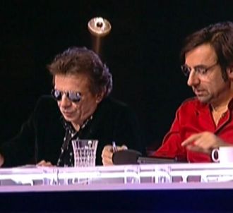 Philippe Manoeuvre et André Manoukian lors des auditions...