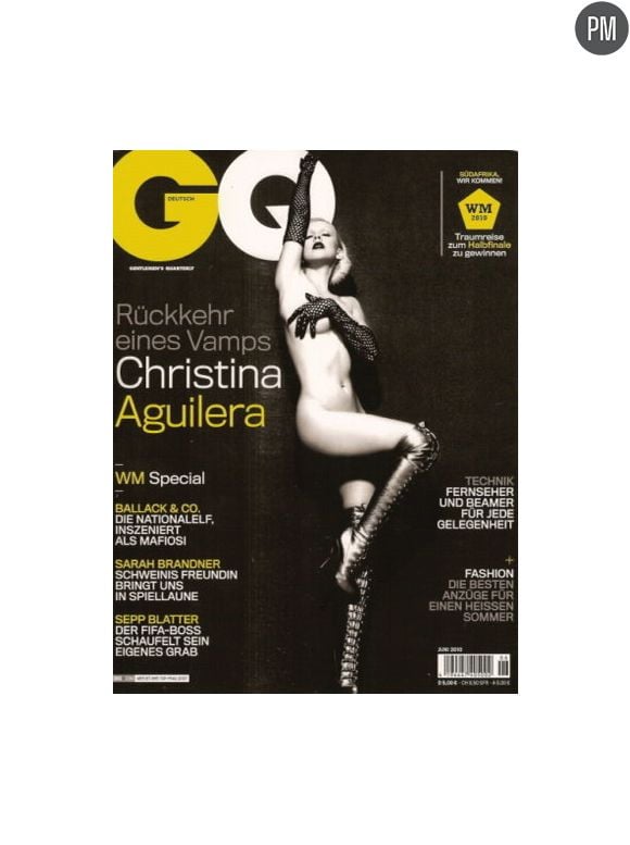 Christina Aguilera nue en couverture de GQ