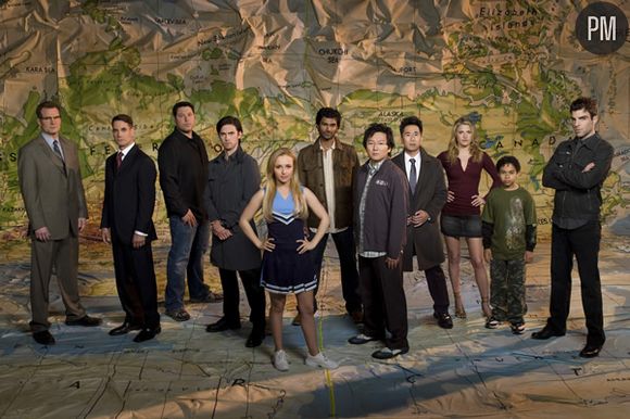 Le cast de la série "Heroes".