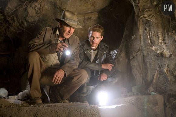 Harrison Ford et Shia LaBeouf dans "Indiana Jones et le Royaume du Crâne de Cristal"