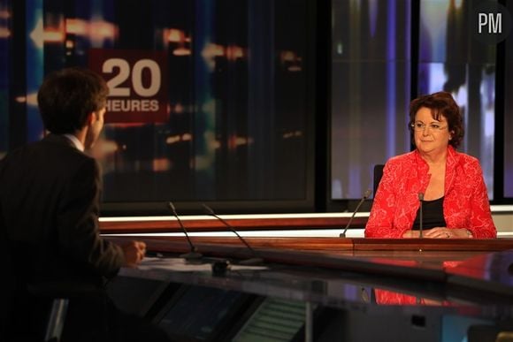 Christine Boutin invitée de David Pujadas, le 10 juin 2010