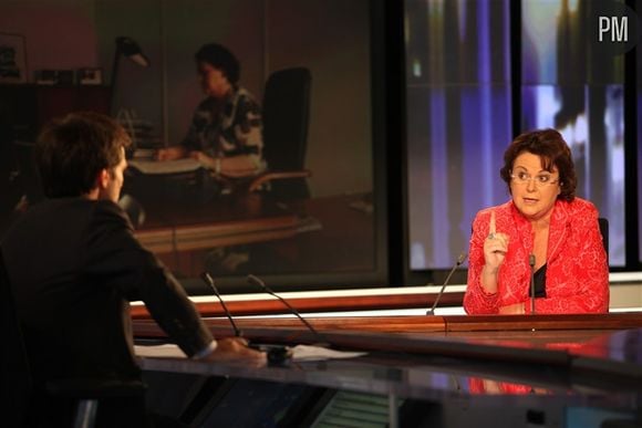 Christine Boutin invitée de David Pujadas, le 10 juin 2010