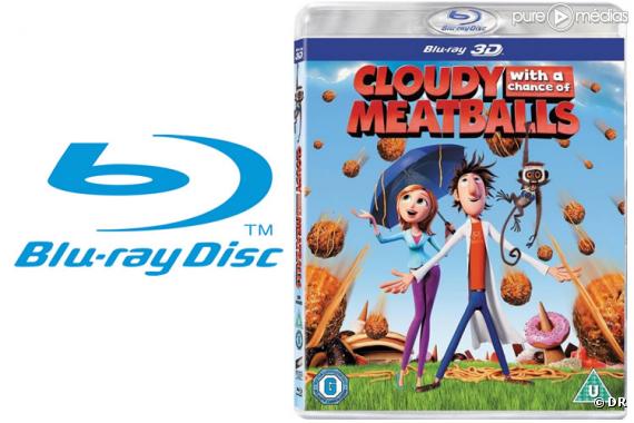 "Tempête de boulettes géantes" devrait être le premier Blu-Ray 3D du marché.