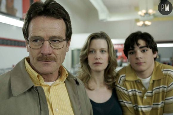 Bryan Cranston, Anna Gunn et RJ Mitte dans "Breaking Bad"