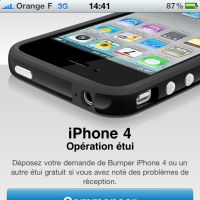 Bug iPhone 4 : Apple a lancé une application iPhone pour commander sa coque gratuite