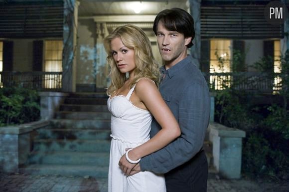 Anna Paquin et Stephen Moyer dans "True Blood"