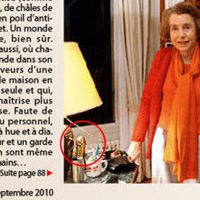 Quand Capital photographie Liliane Bettencourt et son "gode en or" 