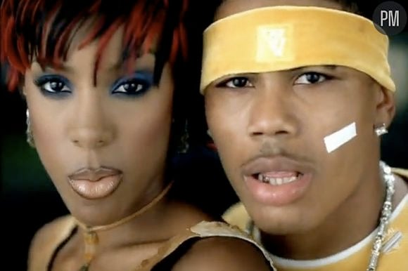 Kelly Rowland et Nelly en 2002 dans le clip de "Dilemma"