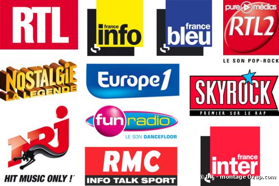 Les logos des radios françaises