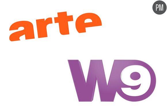 Les logos d'Arte et W9.