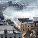 L'incendie de la salle de l'Elysée Montmartre, le 22 mars 2011 à Paris