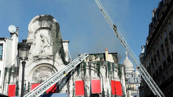 L'Elysée-Montmartre en partie détruit par un incendie