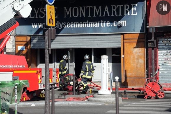 L'incendie de la salle de l'Elysée Montmartre, le 22 mars 2011 à Paris