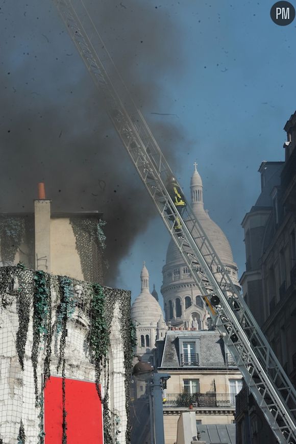 L'incendie de la salle de l'Elysée Montmartre, le 22 mars 2011 à Paris