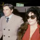 Elizabeth Taylor avec son mari John Warner en 1979.