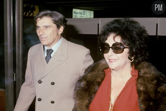 Elizabeth Taylor avec son mari John Warner en 1979.