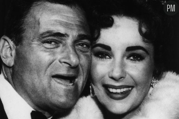 Elizabeth Taylor avec son mari Mike Todd. Photo non datée.