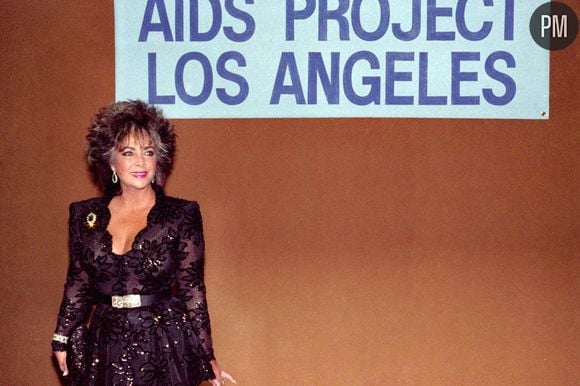 Elizabeth Taylor en 1985 pour le projet 