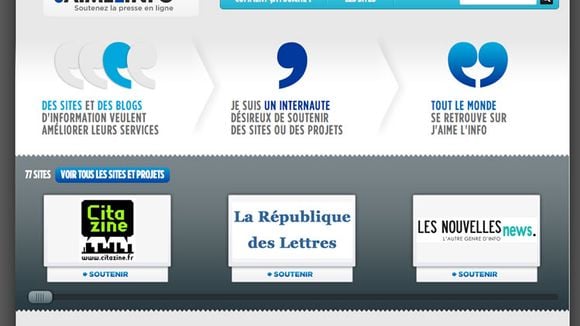 Rue89.com lance la plateforme "J'aime l'info"