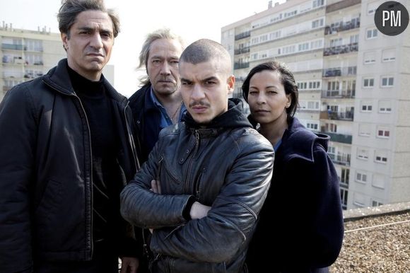 Le cast de la série "Les beaux mecs" sur France 2