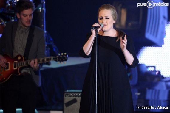 Adele, le 23 mars 2011 à Berlin.