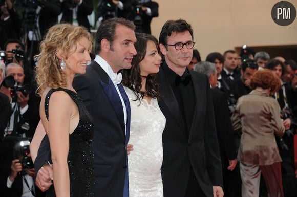 Jean Dujardin et Alexandra Lamy, Cannes 2011.