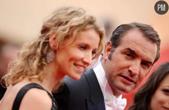 Jean Dujardin et Alexandra Kamy, Cannes 2011. 