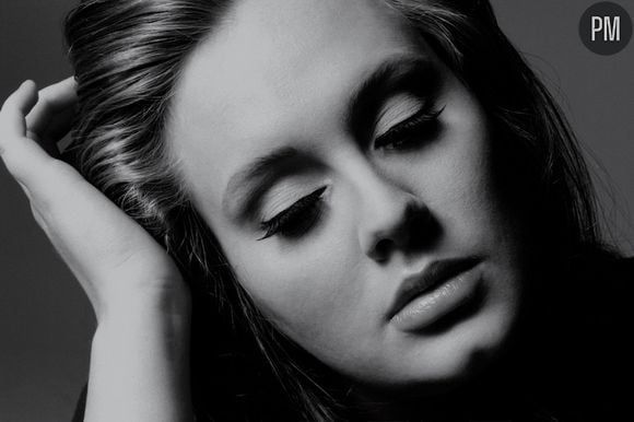 Adele sur la pochette de l'album "21"