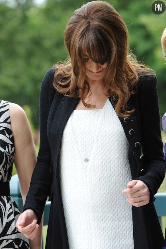 Carla Bruni-Sarkozy lors de l'ouverture du G8 à Deauville, le 26 mai 2011