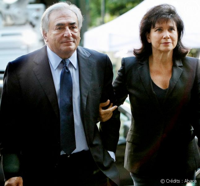 DSK et Anne Sinclair lors de leur arrivée au tribunal.