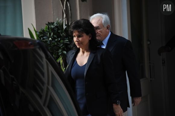 DSK et sa femme Anne Sinclair, le 6 juin 2011 à New York.